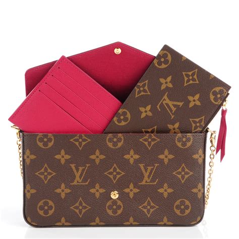 louis vuitton chain wallet felicie